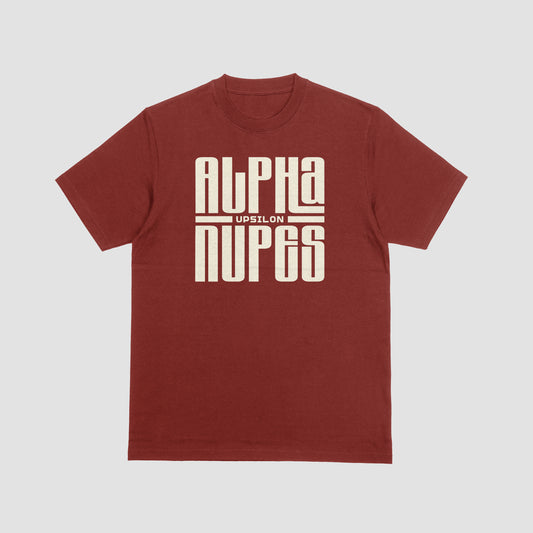 Alpha Upsilon Bold Block Tee